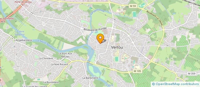 localisation de l'entreprise MADAME FANNY ARANA  VERTOU