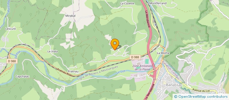 localisation de l'entreprise MADAME FANNY ARHANCHET  BANASSAC-CANILHAC