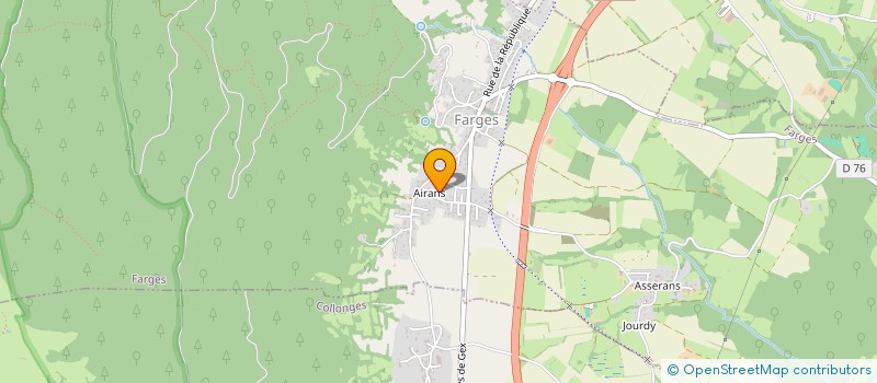 localisation de l'entreprise MADAME FANNY ARNOLD MALANDAIN  FARGES