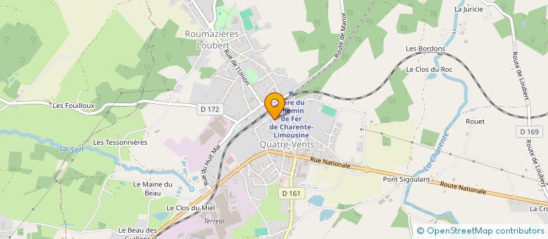 localisation de l'entreprise MADAME FANNY ARNOUX à TERRES-DE-HAUTE-CHARENTE