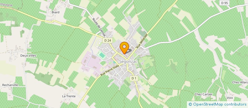 localisation de l'entreprise MADAME FANNY ARRIBOT à JARNAC
