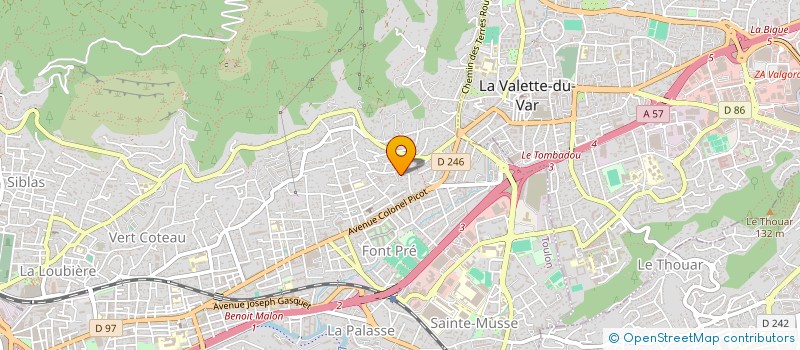 localisation de l'entreprise MADAME FANNY ASCHERO  PIERREFEU-DU-VAR