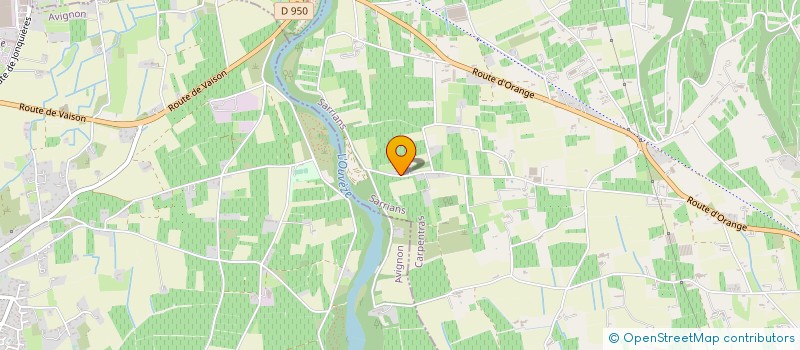 localisation de l'entreprise MADAME FANNY AUBAN  SARRIANS