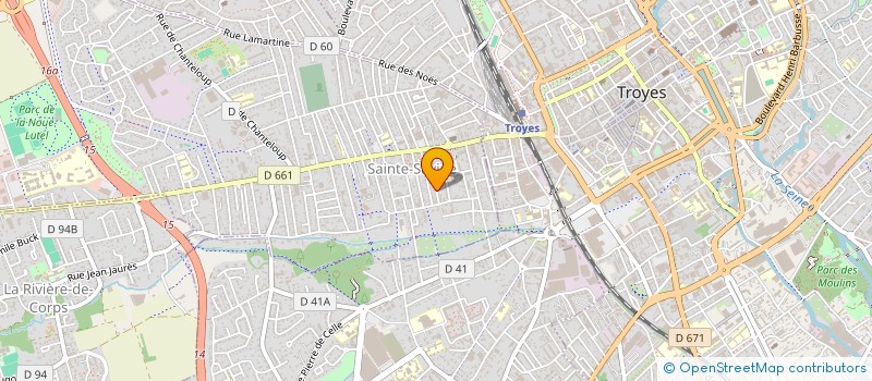 localisation de l'entreprise MADAME FANNY AUDIGE  SAINTE-SAVINE