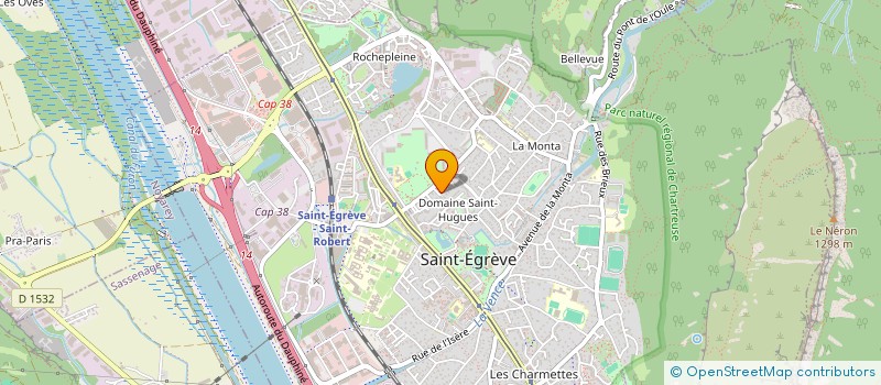 localisation de l'entreprise MADAME FANNY AUDIGE à SAINT-EGREVE