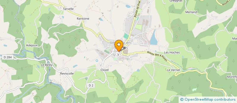 localisation de l'entreprise MADAME FANNY AUNAVE  VERNOUX-EN-VIVARAIS