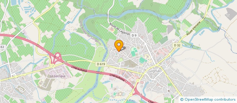 localisation de l'entreprise MADAME FANNY BADOR  GIGNAC