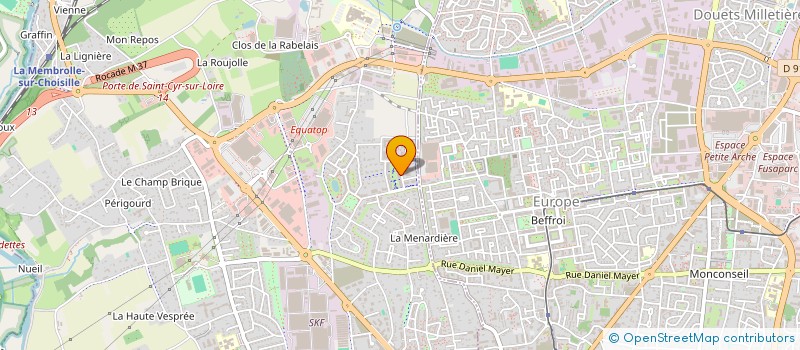 localisation de l'entreprise MADAME FANNY BAGLAN  SAINT-CYR-SUR-LOIRE