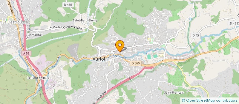 localisation de l'entreprise MADAME FANNY BAGUR  AURIOL