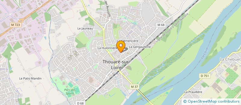 localisation de l'entreprise MADAME FANNY BAILLY  THOUARE-SUR-LOIRE