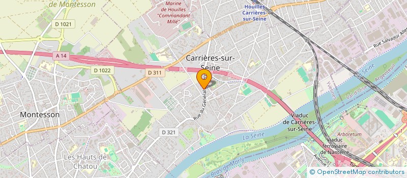 localisation de l'entreprise MADAME FANNY BALME  CARRIERES-SUR-SEINE