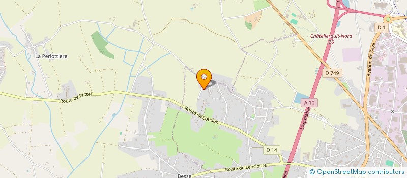 localisation de l'entreprise MADAME FANNY BALUTEAU à CHATELLERAULT