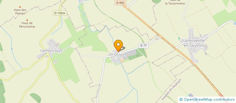 localisation de l'entreprise MADAME FANNY BAMMES  ORIOCOURT