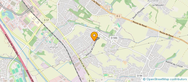 localisation de l'entreprise MADAME FANNY BAPTISTE  ESCALQUENS