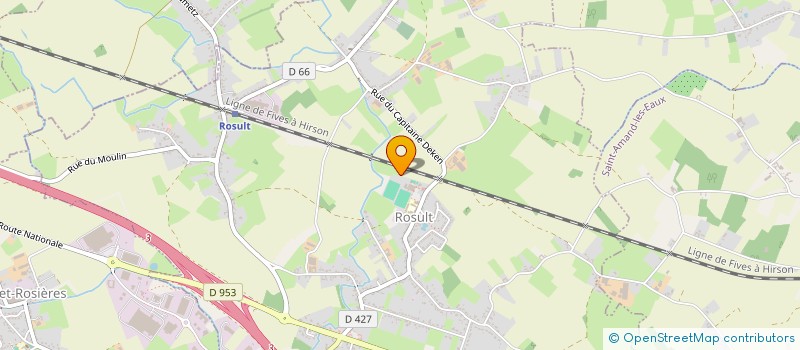 localisation de l'entreprise MADAME FANNY BARANOWSKI  ROSULT