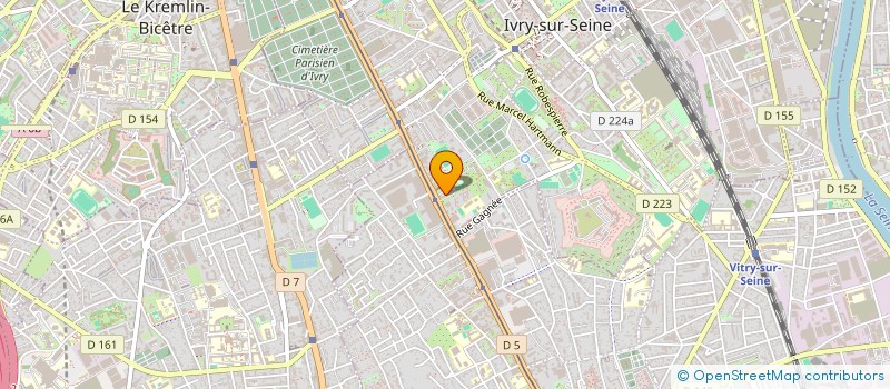 localisation de l'entreprise MADAME FANNY BARATTE  IVRY-SUR-SEINE