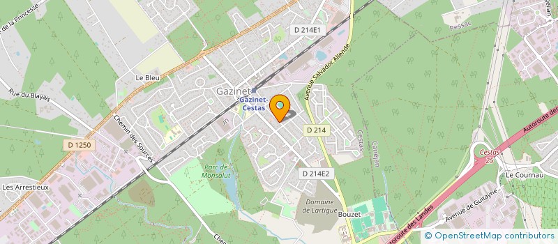 localisation de l'entreprise MADAME FANNY BARBANCE  CESTAS