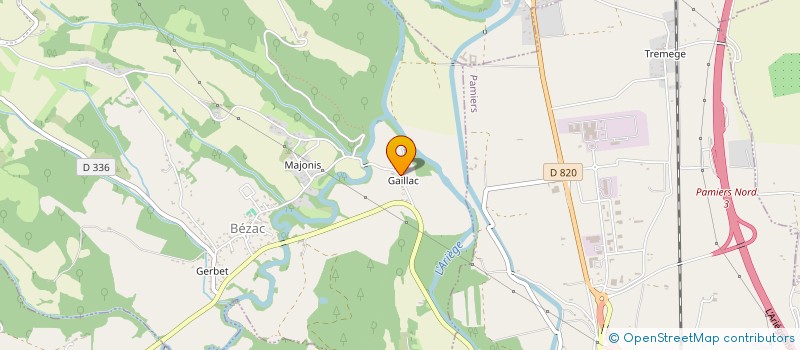 localisation de l'entreprise MADAME FANNY BARBE  BEZAC