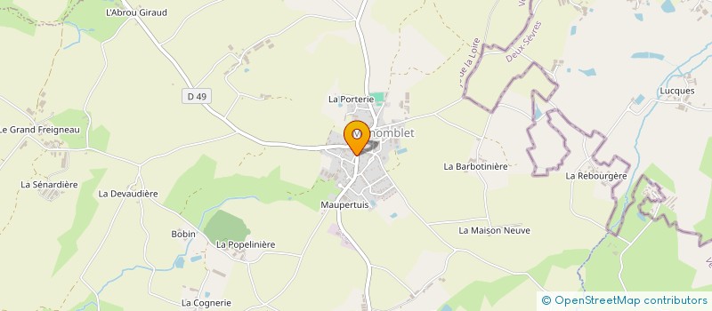 localisation de l'entreprise MADAME FANNY BARBEY  MENOMBLET