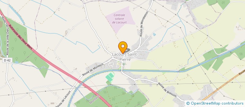 localisation de l'entreprise MADAME FANNY BARBONI  LACOURT-SAINT-PIERRE