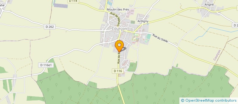 localisation de l'entreprise MADAME FANNY BARON  COURCON