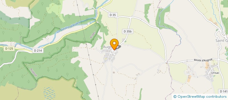 localisation de l'entreprise MADAME FANNY BARON  AUGNAT