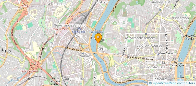 localisation de l'entreprise MADAME FANNY BARRE à LYON
