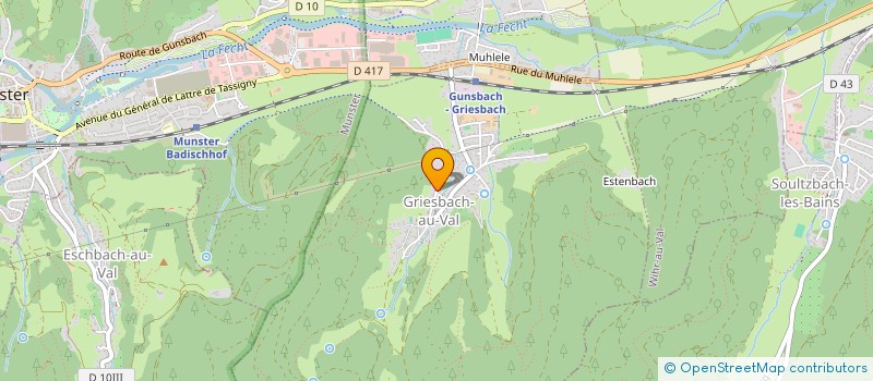 localisation de l'entreprise MADAME FANNY BARRO  GRIESBACH-AU-VAL