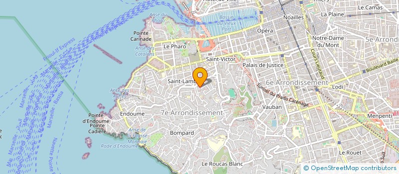 localisation de l'entreprise MADAME FANNY BASILE à MARSEILLE