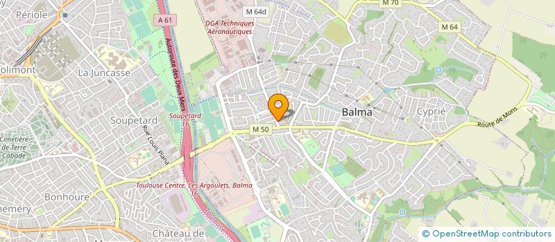 localisation de l'entreprise MADAME FANNY BASTIDE  BALMA