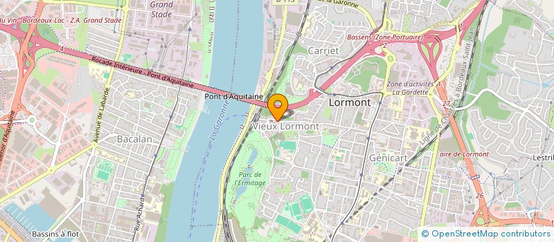 localisation de l'entreprise MADAME FANNY BASTIN  LORMONT