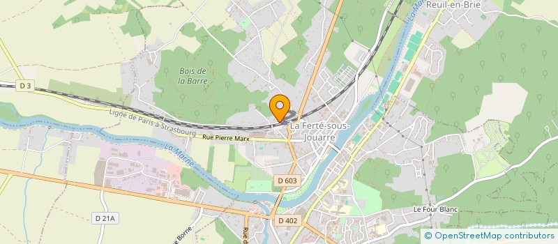 localisation de l'entreprise MADAME FANNY BATCHO à LA FERTE-SOUS-JOUARRE