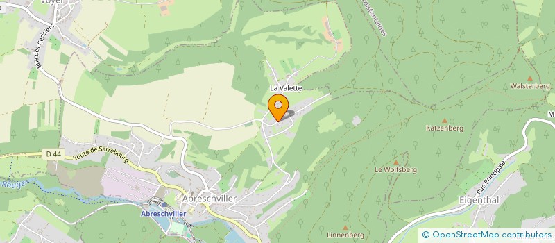 localisation de l'entreprise MADAME FANNY BAUMGARTEN  ABRESCHVILLER
