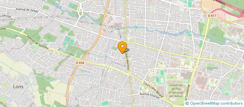 localisation de l'entreprise MADAME FANNY BAYLAC-JACQUE  LONS