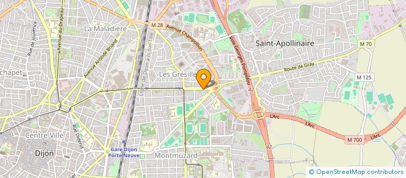 localisation de l'entreprise MADAME FANNY BEAUMONT à DIJON