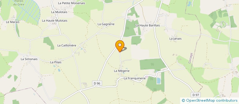 localisation de l'entreprise MADAME FANNY BEAUPIED à CORSEPT