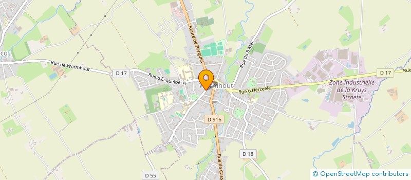 localisation de l'entreprise MADAME FANNY BEAUSSART  WORMHOUT