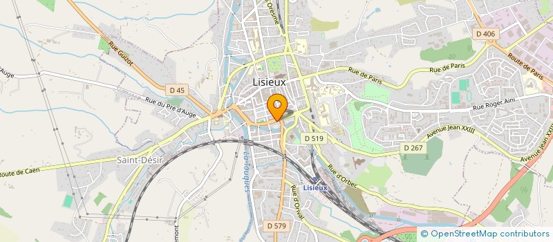 localisation de l'entreprise MADAME FANNY BEBIN à LISIEUX
