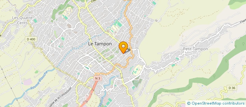 localisation de l'entreprise MADAME FANNY BEGUE à LE TAMPON