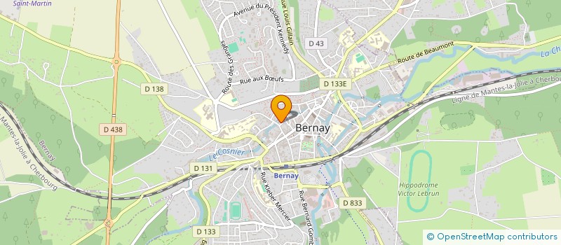 localisation de l'entreprise MADAME FANNY BEHOTTE à BERNAY