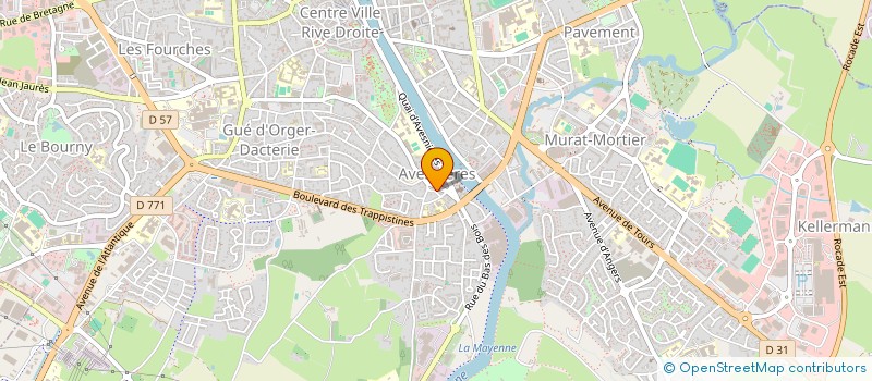 localisation de l'entreprise MADAME FANNY BELLEY  LAVAL