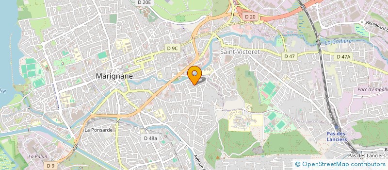 localisation de l'entreprise MADAME FANNY BELLON  MARIGNANE