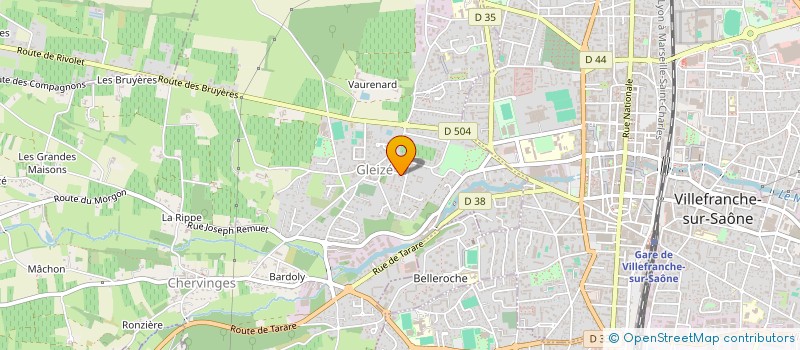 localisation de l'entreprise MADAME FANNY BENAS  GLEIZE