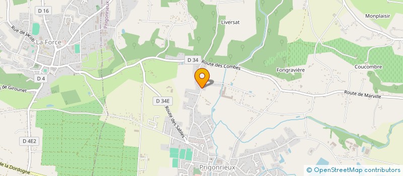 localisation de l'entreprise MADAME FANNY BENOIT  PRIGONRIEUX