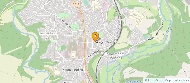 localisation de l'entreprise MADAME FANNY BERTHOT à CHAUMONT