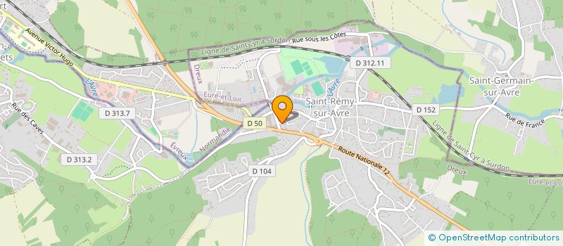 localisation de l'entreprise MADAME FANNY BERTIN à SAINT-REMY-SUR-AVRE