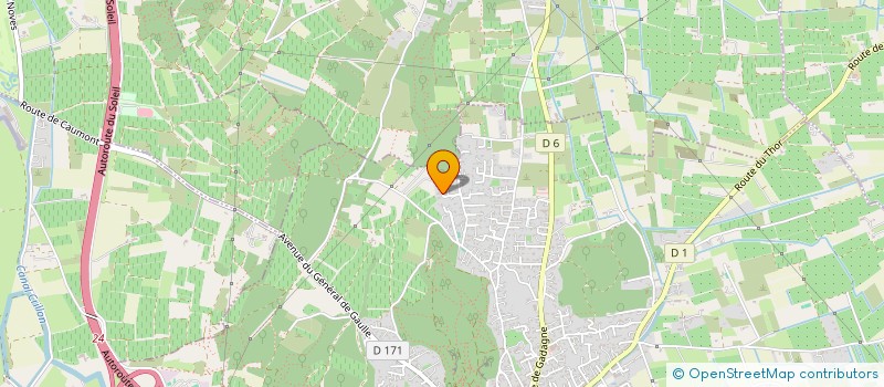 localisation de l'entreprise MADAME FANNY BERTRAND  CAUMONT-SUR-DURANCE