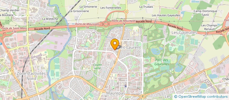 localisation de l'entreprise MADAME FANNY BESNARD  RENNES