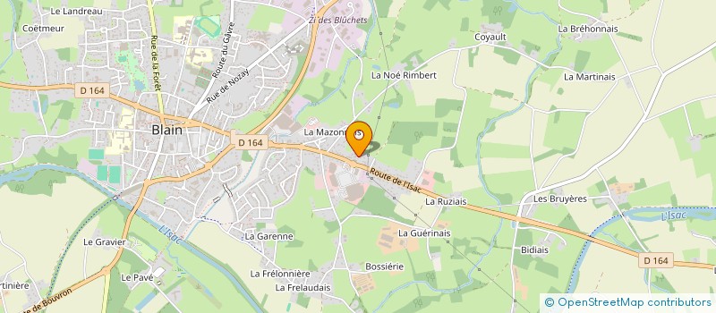 localisation de l'entreprise MADAME FANNY BESNEUX  BLAIN