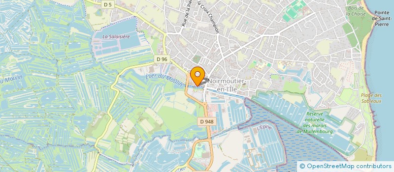 localisation de l'entreprise MADAME FANNY BICZYSKO  NOIRMOUTIER-EN-L'ILE